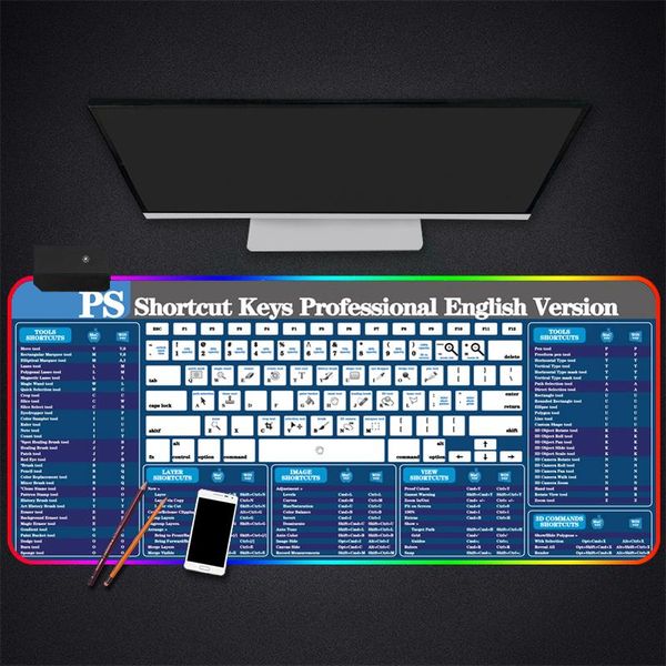 mouse pads & wrist rests anime ps-shorkcut gaming rgb mousepad large locking edge speed game gamer led pad soft lapnotebook mat
mouse pads & wrist rests anime ps-shorkcut gaming rgb mousepad large locking edge speed game gamer led pad soft lapnotebook mat