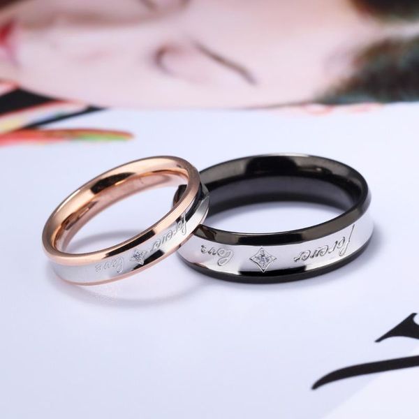 wedding rings couple's forever love crystal in stainless steel custom with name id, Slivery;golden
wedding rings couple's forever love crystal in stainless steel custom with name id, Slivery;golden