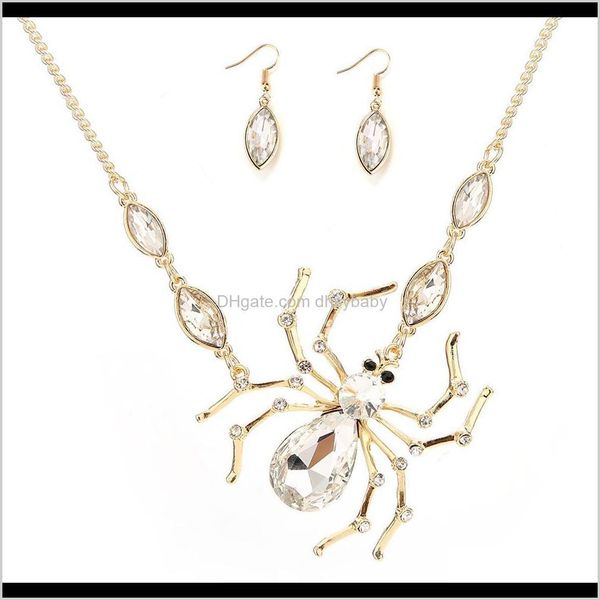 earrings & necklace sets drop delivery 2021 diamond necklac earring jewelry set crystal spider king clavicular chain tassel gothic necklaces, Silver
earrings & necklace sets drop delivery 2021 diamond necklac earring jewelry set crystal spider king clavicular chain tassel gothic necklaces, Silver