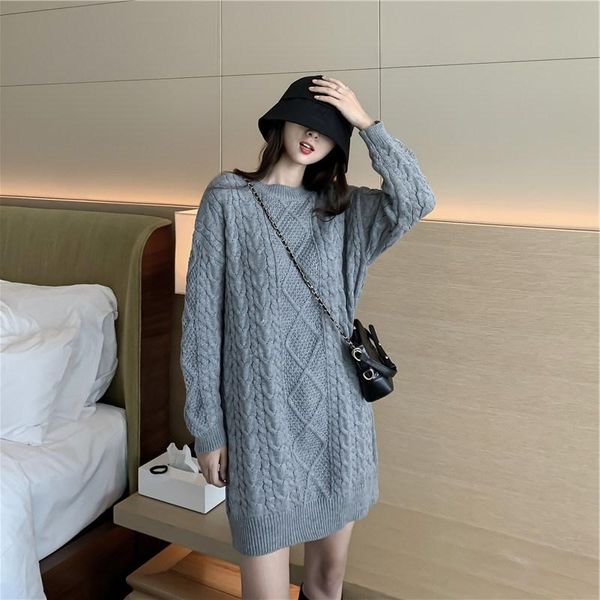 casual dresses 2021 spring and winter short loose white knit sweater dress long sleeve twist pullover, Black;gray
casual dresses 2021 spring and winter short loose white knit sweater dress long sleeve twist pullover, Black;gray