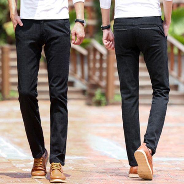 men's jeans fall/winter style casual cotton and linen trousers slim stretch small straight-leg pants, Blue
men's jeans fall/winter style casual cotton and linen trousers slim stretch small straight-leg pants, Blue