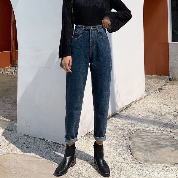women's jeans boyfriend for women mom white blue harem denim pants casual high waist female trousers 5rt0
women's jeans boyfriend for women mom white blue harem denim pants casual high waist female trousers 5rt0
