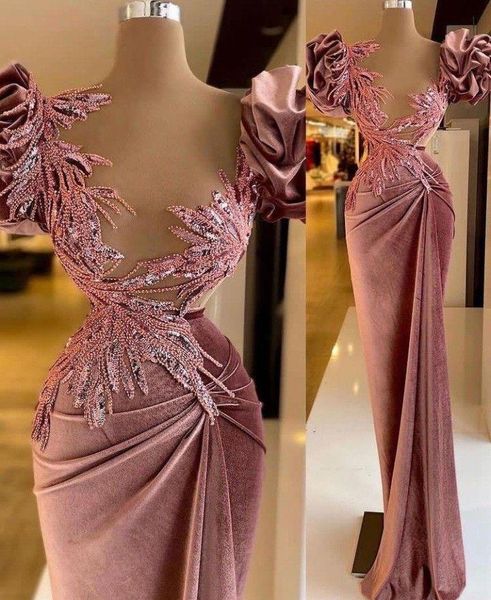 sheer neck mermaid formal evening dresses pink velvet plus size short sleeves sequins lace appliques prom occasion pageant party gowns, Black;red
sheer neck mermaid formal evening dresses pink velvet plus size short sleeves sequins lace appliques prom occasion pageant party gowns, Black;red