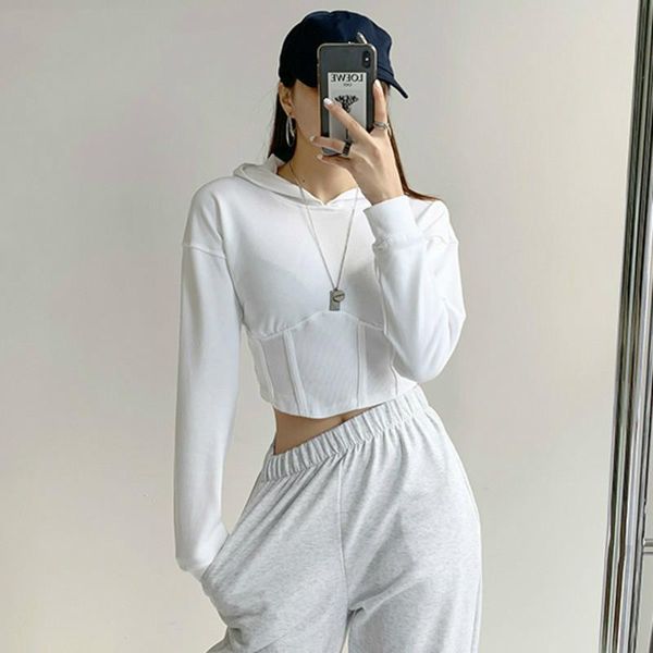 women's hoodies & sweatshirts europe american s sports hoodie splicing waist pullover autumn winter long sleeve sweatshirt fashion d3a1, Black
women's hoodies & sweatshirts europe american s sports hoodie splicing waist pullover autumn winter long sleeve sweatshirt fashion d3a1, Black