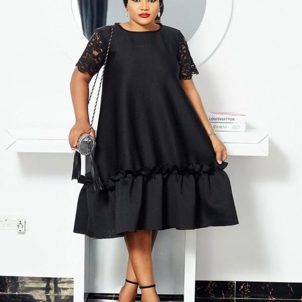 ethnic clothing -4xl african women short sleeve plus size dress dresses for, Red
ethnic clothing -4xl african women short sleeve plus size dress dresses for, Red