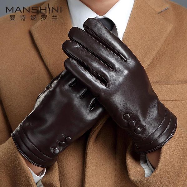 fingerless gloves genuine leather men winter outdoor keep warm add cashmere large size sheepskin touch screen mlz111, Blue;gray
fingerless gloves genuine leather men winter outdoor keep warm add cashmere large size sheepskin touch screen mlz111, Blue;gray