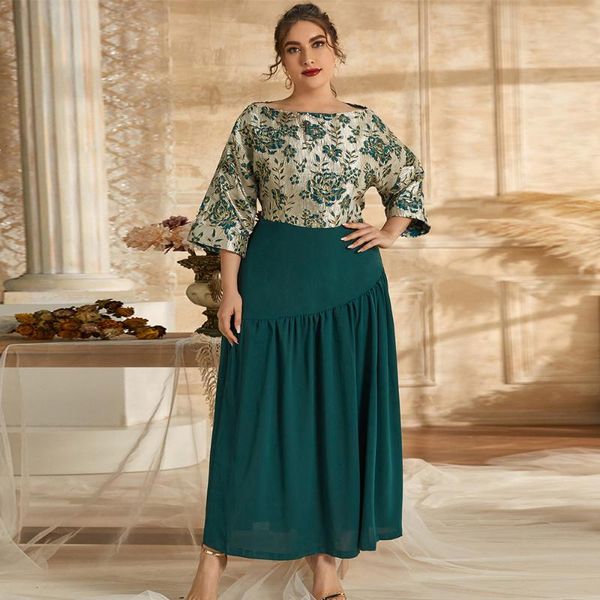 women elegant ethnic party dresses long chiffon patchwork plus size 5xl arab dubai morocco banquet gown abaya caftan green robe casual, Black;gray
women elegant ethnic party dresses long chiffon patchwork plus size 5xl arab dubai morocco banquet gown abaya caftan green robe casual, Black;gray