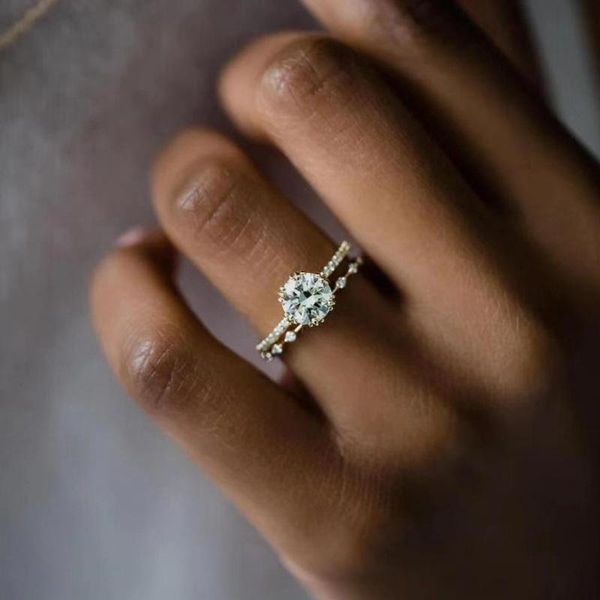 wedding rings white cubic zirconia simple temperament finger ring for women multilayer crystal fashion jewelry party drop, Slivery;golden
wedding rings white cubic zirconia simple temperament finger ring for women multilayer crystal fashion jewelry party drop, Slivery;golden