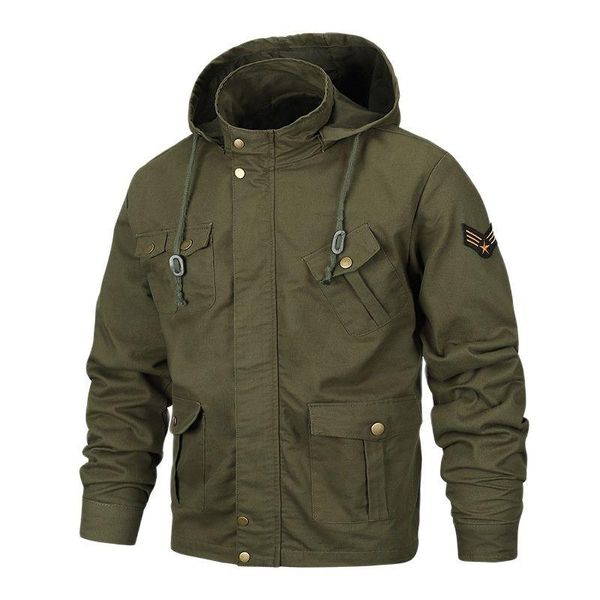 men's jackets military coat male 6xl hooded slim fat cotton casual jacket men brand clothing ourwear, Black;brown
men's jackets military coat male 6xl hooded slim fat cotton casual jacket men brand clothing ourwear, Black;brown