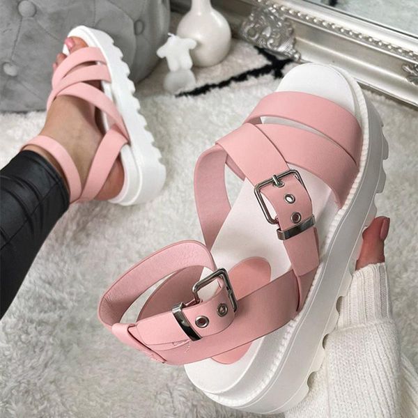 sandals summer fashion women's wedge platform open toe flip flop lady 2021 women casual buckle shoes, Black
sandals summer fashion women's wedge platform open toe flip flop lady 2021 women casual buckle shoes, Black
