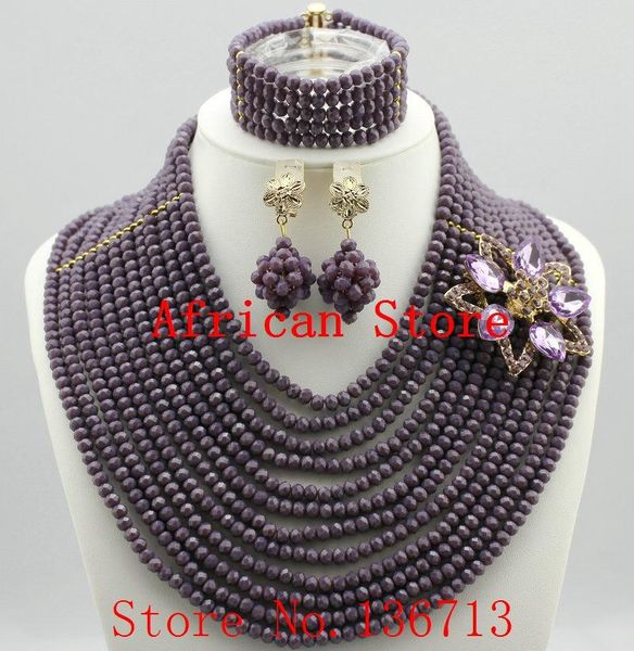 earrings & necklace 2021 red nigerian wedding african beads jewelry set dubai bridal neckalce sets sd122-4, Silver
earrings & necklace 2021 red nigerian wedding african beads jewelry set dubai bridal neckalce sets sd122-4, Silver