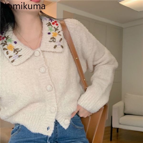 nomikuma flower pattern knitted cropped cardigan women single breasted long sleeve chic korean style sweater knitwear 3d563 210514, White;black
nomikuma flower pattern knitted cropped cardigan women single breasted long sleeve chic korean style sweater knitwear 3d563 210514, White;black