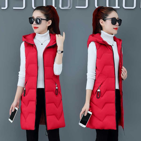 women long vest coat women casual thick warm autumn sleeveless waistcoat female cotton padded jacket plus size 211008, Black;white
women long vest coat women casual thick warm autumn sleeveless waistcoat female cotton padded jacket plus size 211008, Black;white