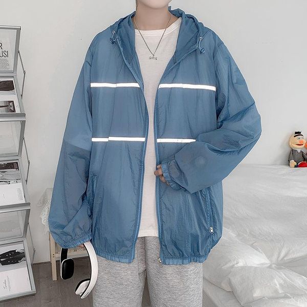 men's jackets men sunscreen coat 2021 beach sea couples white blue long sleeve jacket spring summer college fashion movement, Black;brown
men's jackets men sunscreen coat 2021 beach sea couples white blue long sleeve jacket spring summer college fashion movement, Black;brown