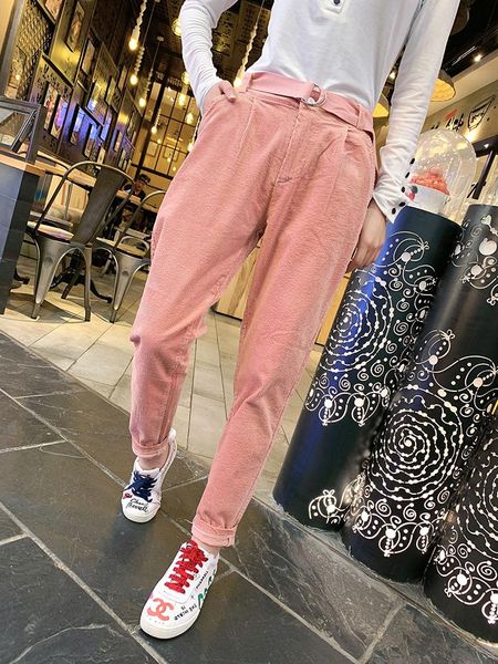 women's pants & capris winter casual female vintage elastic waist corduroy trousers harem sweatpants, Black;white
women's pants & capris winter casual female vintage elastic waist corduroy trousers harem sweatpants, Black;white