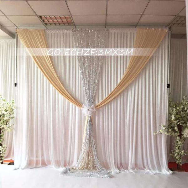 party decoration 3x6m swag background simple white yarn silk cloth wedding backdrop event drape curtain for home stage decor
party decoration 3x6m swag background simple white yarn silk cloth wedding backdrop event drape curtain for home stage decor