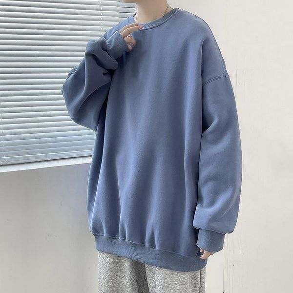 men's hoodies & sweatshirts men casual o-neck long sleeve oversized hoodie solid color pullover male autumn winter fashion loose stree, Black
men's hoodies & sweatshirts men casual o-neck long sleeve oversized hoodie solid color pullover male autumn winter fashion loose stree, Black