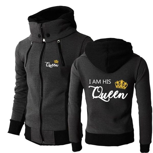 men's hoodies & sweatshirts 2021 funny couple spring men hooded coat casual zipper tracksuit fashion jacket outerwear comfortable, Black
men's hoodies & sweatshirts 2021 funny couple spring men hooded coat casual zipper tracksuit fashion jacket outerwear comfortable, Black