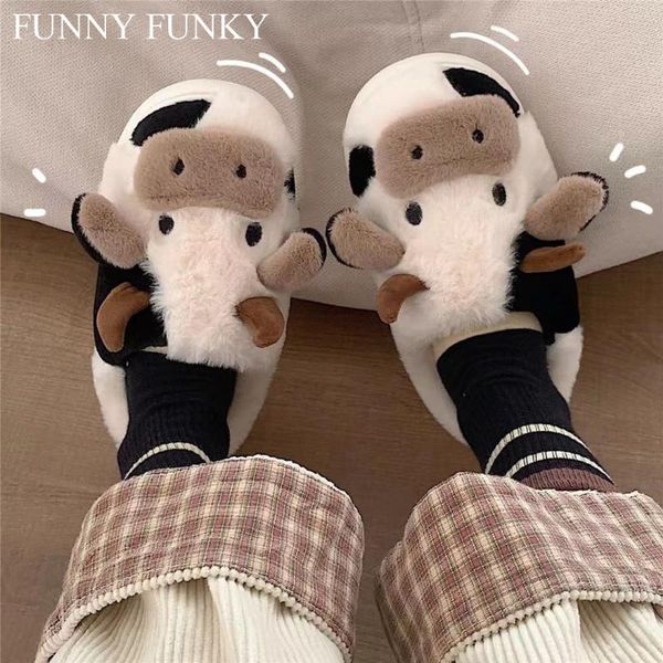 slippers funny funky winter women's shoes cartoon dairy fluffy faux fur non-slip for women 2021 animal female, Black
slippers funny funky winter women's shoes cartoon dairy fluffy faux fur non-slip for women 2021 animal female, Black