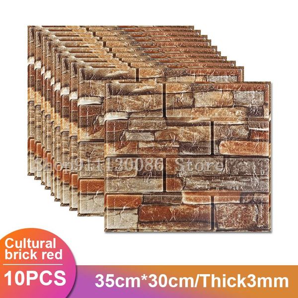 window stickers 10 pcs 3d wall self-adhesive imitation brick sticker bedroom decoration waterproof paper stone wallpaper
window stickers 10 pcs 3d wall self-adhesive imitation brick sticker bedroom decoration waterproof paper stone wallpaper