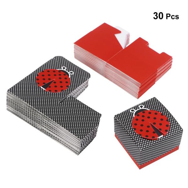 gift wrap 30pcs candy boxes personality ladybird decorated chocolate wrappers party decoration for wedding baby shower favor (r
gift wrap 30pcs candy boxes personality ladybird decorated chocolate wrappers party decoration for wedding baby shower favor (r