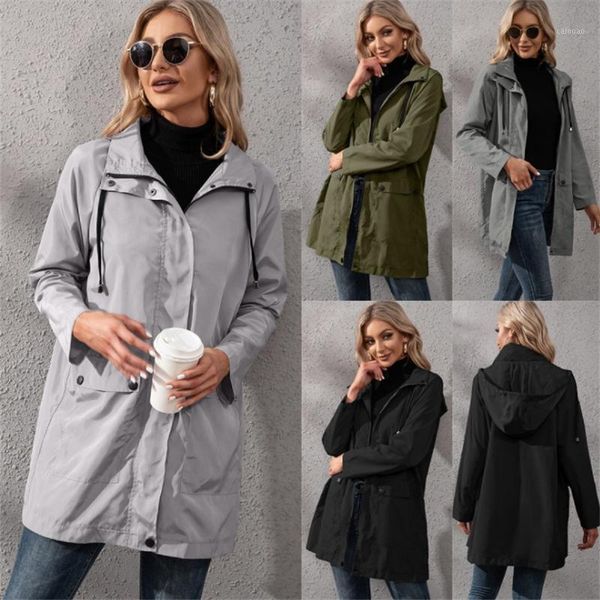 women's trench coats women coat jacket 2022 autumn winter outdoor sports fashion woman clothing loose casual long-sleeved ropa mujer, Tan;black
women's trench coats women coat jacket 2022 autumn winter outdoor sports fashion woman clothing loose casual long-sleeved ropa mujer, Tan;black
