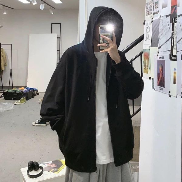 men's hoodies & sweatshirts spring jackets hooded coats casual zipper male tracksuit fashion jacket mens clothing outerwear, Black
men's hoodies & sweatshirts spring jackets hooded coats casual zipper male tracksuit fashion jacket mens clothing outerwear, Black