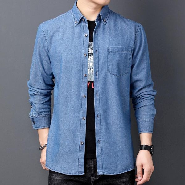 Men's Casual Shirts 100% Cotton Top Quality Fashion Brand Slim Fit Japanese Denim Shirt For Men Long Sleeve Harajuku Clothing, White;black
Men's Casual Shirts 100% Cotton Top Quality Fashion Brand Slim Fit Japanese Denim Shirt For Men Long Sleeve Harajuku Clothing, White;black