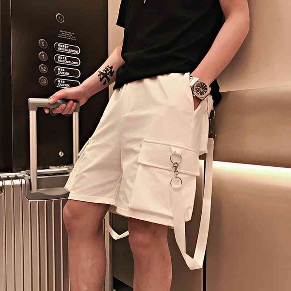 men's shorts solid color cargo korean fashion loose big pocket casual street clothing wide-leg five-point pants y1jr, White;black
men's shorts solid color cargo korean fashion loose big pocket casual street clothing wide-leg five-point pants y1jr, White;black