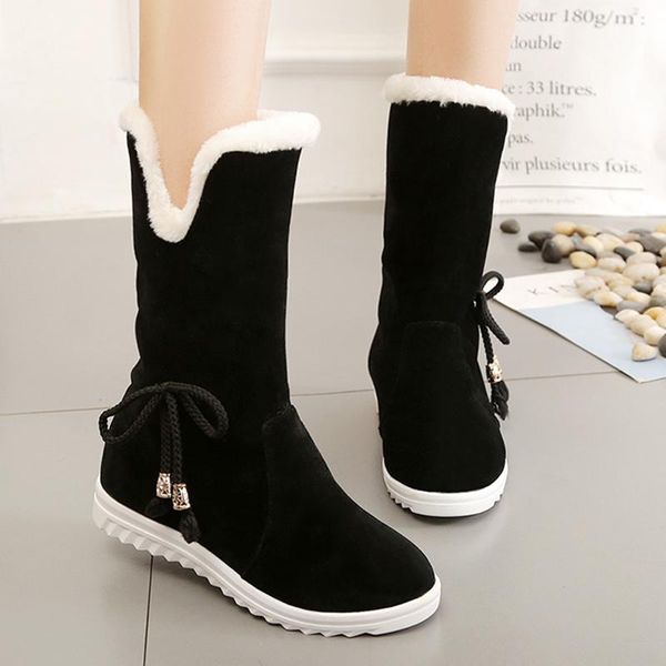 boots women snow 2021 winter shoes faux suede platform warm bigh booties anti-slippery increasing botas mujer 8572g, Black
boots women snow 2021 winter shoes faux suede platform warm bigh booties anti-slippery increasing botas mujer 8572g, Black