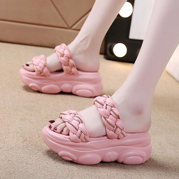 shoes slippers soft women heels luxury slides on a wedge platform pantofle comfort high designer summer 2021 pu scandals, Black
shoes slippers soft women heels luxury slides on a wedge platform pantofle comfort high designer summer 2021 pu scandals, Black