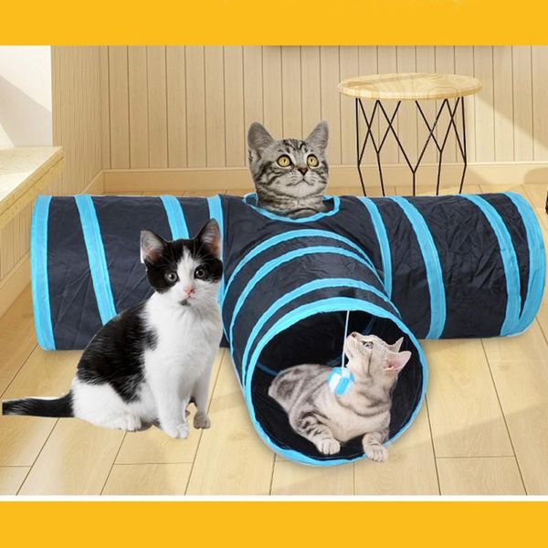 pet cat tunnel toys for kitten 3 holes collapsible crinkle playing toy with ball puzzle
pet cat tunnel toys for kitten 3 holes collapsible crinkle playing toy with ball puzzle