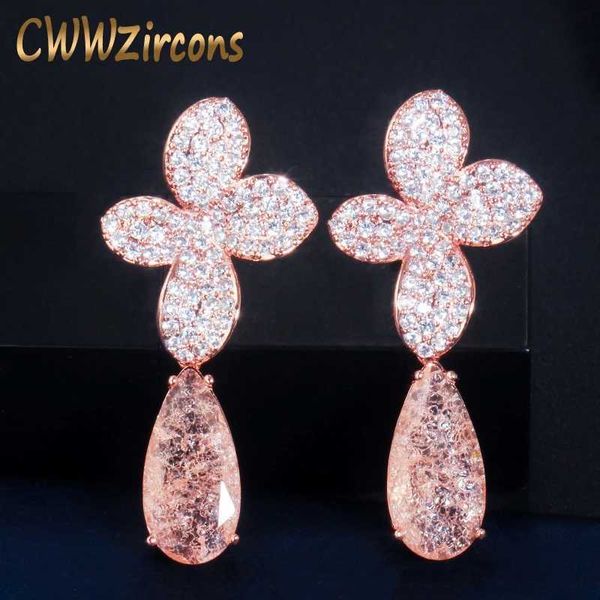 elegant water drop broken ice cubic zirconia stone 585 rose gold color long dangle earrings for women party cz757 210714, Silver
elegant water drop broken ice cubic zirconia stone 585 rose gold color long dangle earrings for women party cz757 210714, Silver