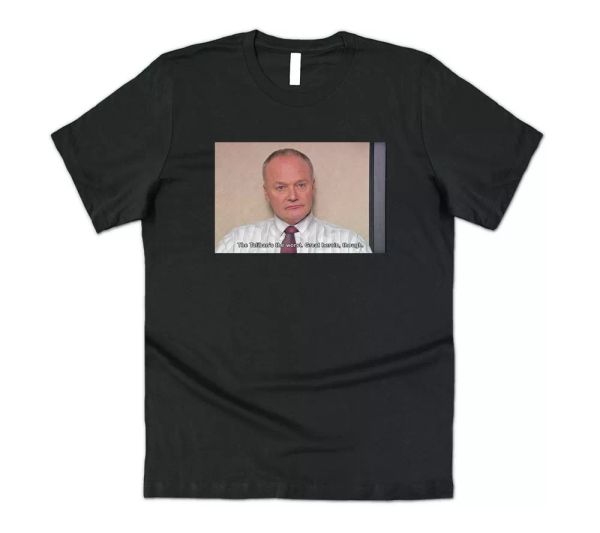 creed bratton quote t-shirt tee funny us office tv show retro 90's boboddy meme, White;black
creed bratton quote t-shirt tee funny us office tv show retro 90's boboddy meme, White;black
