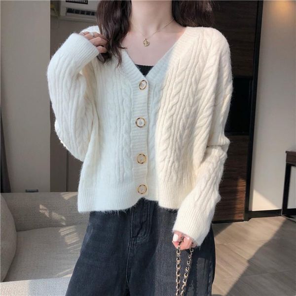women's knits & tees female knitted shirt sweaters long sleeve single breasted ropa mujer women cardigan fashion casual sweater coat to, White
women's knits & tees female knitted shirt sweaters long sleeve single breasted ropa mujer women cardigan fashion casual sweater coat to, White