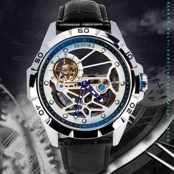 2021 luxury wristwatch fully automatic mechanical men watches double-sided hollow luminous tourbillon business watch clock, Slivery;brown
2021 luxury wristwatch fully automatic mechanical men watches double-sided hollow luminous tourbillon business watch clock, Slivery;brown
