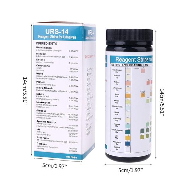 meters urs-14 100strips urinalysis reagent test paper 14 parameters urine strips leukocytes, nitrite, urobilinogen, protein, ph
meters urs-14 100strips urinalysis reagent test paper 14 parameters urine strips leukocytes, nitrite, urobilinogen, protein, ph