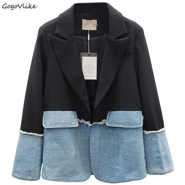 blue jean patchwork jacket for girl designer 2021 autumn irregular coats korean style overiszed women clothes lt846s50 women's jackets, Black;brown
blue jean patchwork jacket for girl designer 2021 autumn irregular coats korean style overiszed women clothes lt846s50 women's jackets, Black;brown