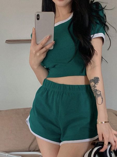 gym clothing 1pcs women's polyester sports suit 2021 fashion western two-piece short sleeve t-shirt high waist shorts s21, White;black
gym clothing 1pcs women's polyester sports suit 2021 fashion western two-piece short sleeve t-shirt high waist shorts s21, White;black