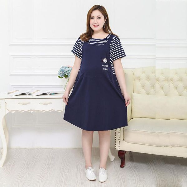 summer style plus fertilizer to increase 200 kg maternity wear loose long section slim strap dress dresses, White
summer style plus fertilizer to increase 200 kg maternity wear loose long section slim strap dress dresses, White