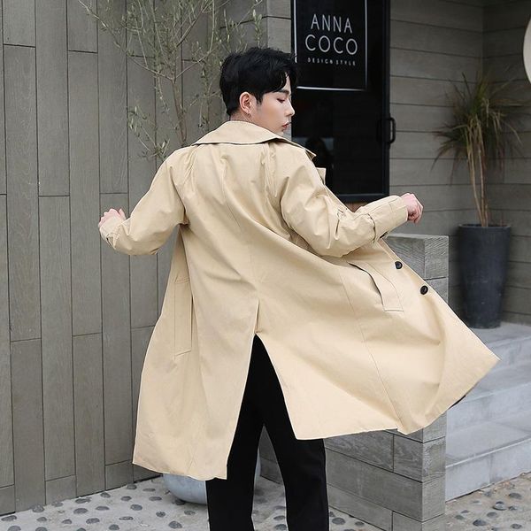 men's trench coats fashion mens coat autumn male windbreaker simple single breasted black army green khaki outwear long c19, Tan;black
men's trench coats fashion mens coat autumn male windbreaker simple single breasted black army green khaki outwear long c19, Tan;black