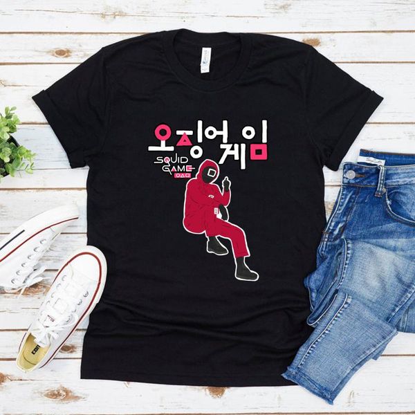 women's t-shirt korean drama squid game t shirt men summer 456 graphic tees harajuku fashion tv series casual male, White
women's t-shirt korean drama squid game t shirt men summer 456 graphic tees harajuku fashion tv series casual male, White