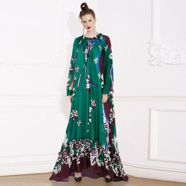 casual dresses gedivoen spring fashion runway long dress women floral print lace up ruffles loose plus size asymmetrical floor length, Black;gray
casual dresses gedivoen spring fashion runway long dress women floral print lace up ruffles loose plus size asymmetrical floor length, Black;gray