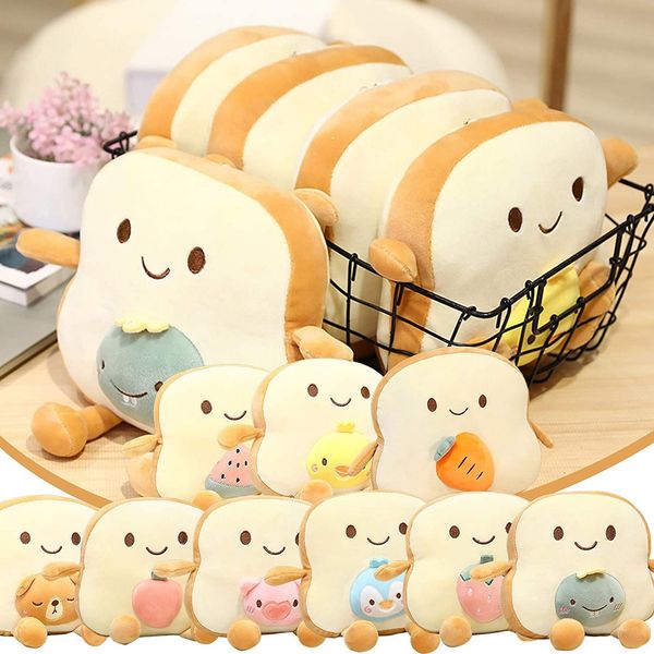 Cute Toast Bread Plush Toy Creative Plush Food Small Pendant Cartoon Animal Plush Bed Sofa Pillow Birthday Gifts for Kids
Cute Toast Bread Plush Toy Creative Plush Food Small Pendant Cartoon Animal Plush Bed Sofa Pillow Birthday Gifts for Kids