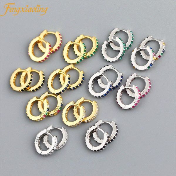 hoop & huggie 100% real 925 sterling silver earrings for women multicolor zircon cz round circle earing wedding jewelry, Golden;silver
hoop & huggie 100% real 925 sterling silver earrings for women multicolor zircon cz round circle earing wedding jewelry, Golden;silver