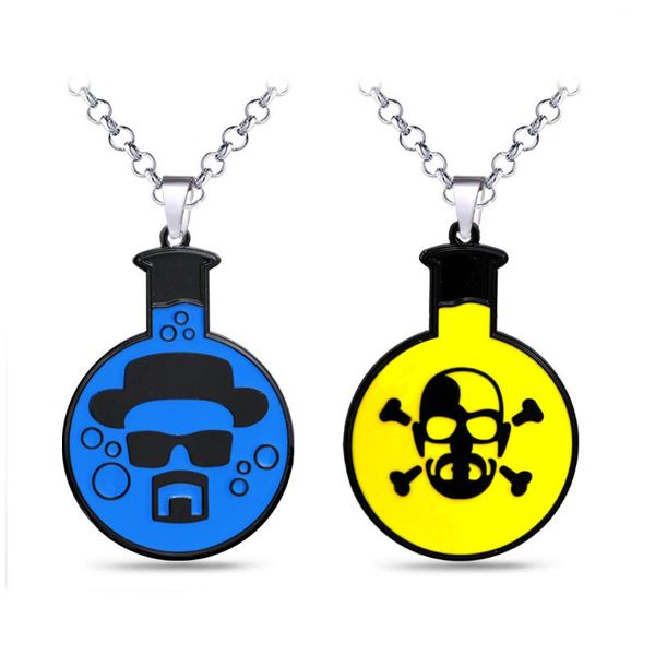 pendant necklaces tv breaking bad necklace men metal long chain skull heisenberg for women fashion jewelry choker collares, Silver
pendant necklaces tv breaking bad necklace men metal long chain skull heisenberg for women fashion jewelry choker collares, Silver