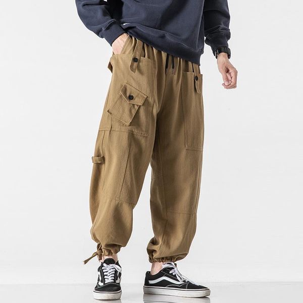men's pants 2022 mens hip hop cargo men multi-pocket harem man ribbons sweatpants streetwear casual joggers 5xl, Black
men's pants 2022 mens hip hop cargo men multi-pocket harem man ribbons sweatpants streetwear casual joggers 5xl, Black