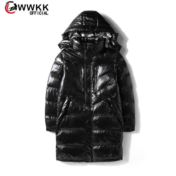 wwkk 2021 new men winter down jacket chic big warm ultra light long coat parka hooded glossy jackets oversized, Black
wwkk 2021 new men winter down jacket chic big warm ultra light long coat parka hooded glossy jackets oversized, Black