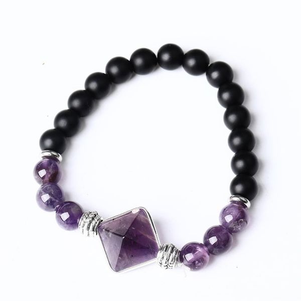 beaded, strands purple crystal natural stone bracelet man and women couple rosary yoga treatment beads stones for jewelry, Black
beaded, strands purple crystal natural stone bracelet man and women couple rosary yoga treatment beads stones for jewelry, Black