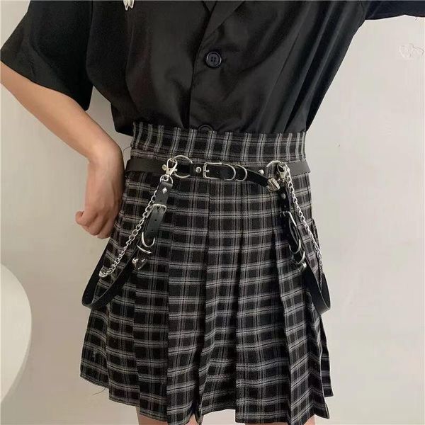 belts women skirt belt female pu leather hiphop rock nightclub jeans dress heart punk with metal waist chain, Black;brown
belts women skirt belt female pu leather hiphop rock nightclub jeans dress heart punk with metal waist chain, Black;brown
